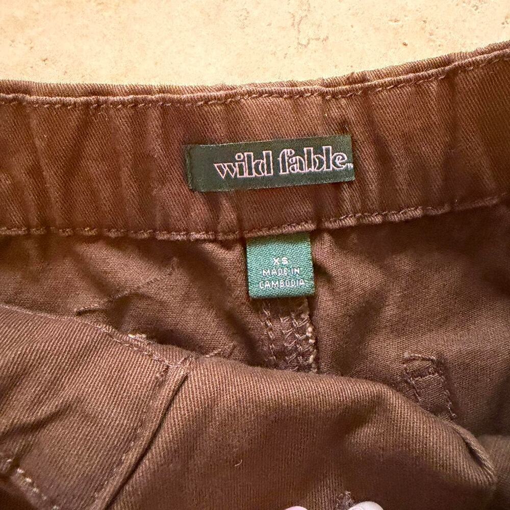 Brown wild fable cargo skort - Picture 3 of 4